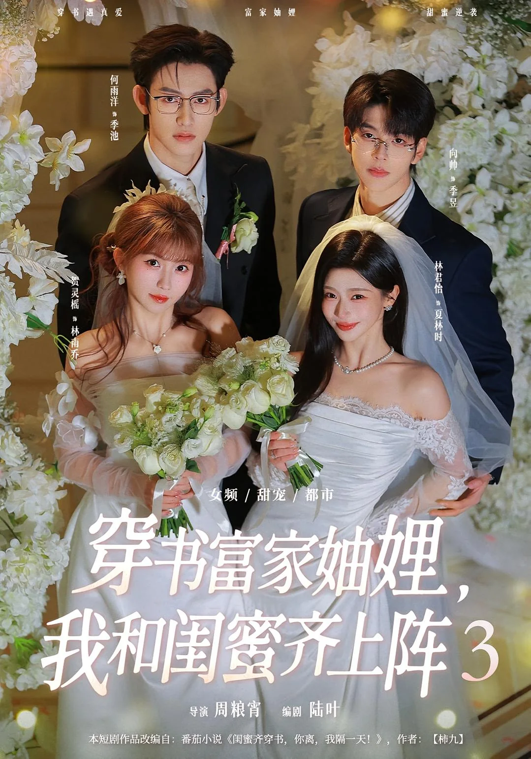 《穿书富家妯娌,我和闺蜜齐上阵3》真人短剧封面